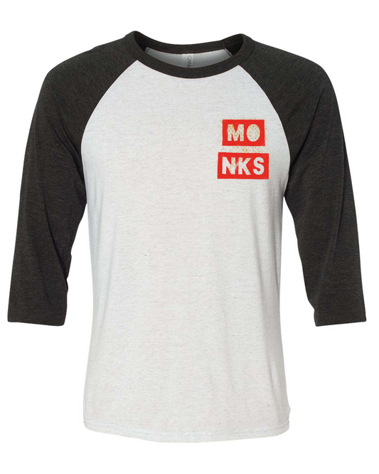 Monks Baseball Long-Sleeve T-Shirt - Smaller Logo
