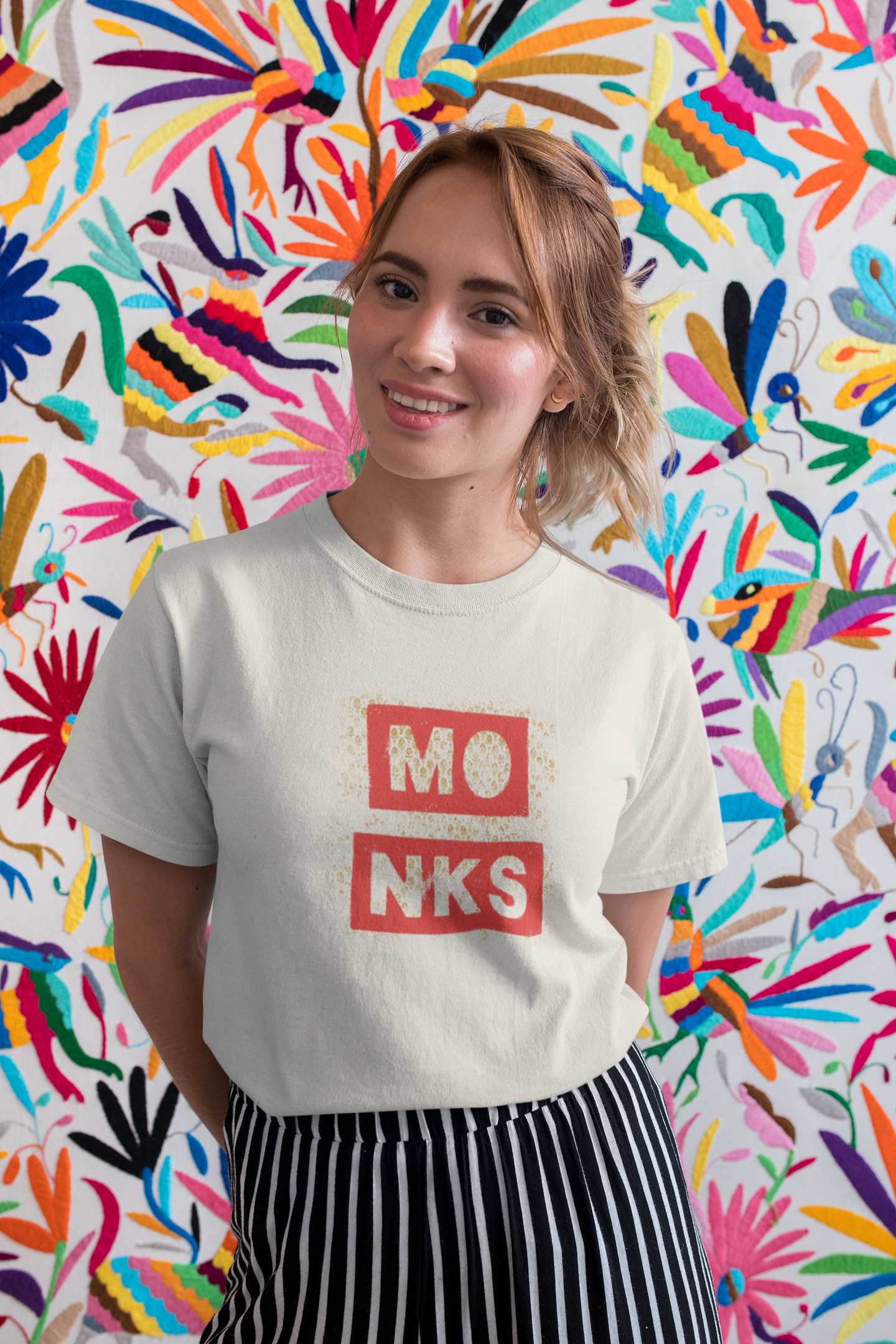 Monks T-Shirt - Front Logo Unisex Fit