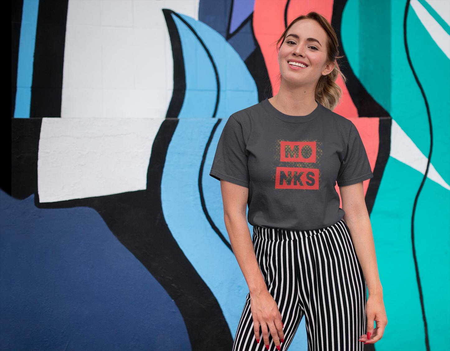 Monks T-Shirt - Front Logo Unisex Fit