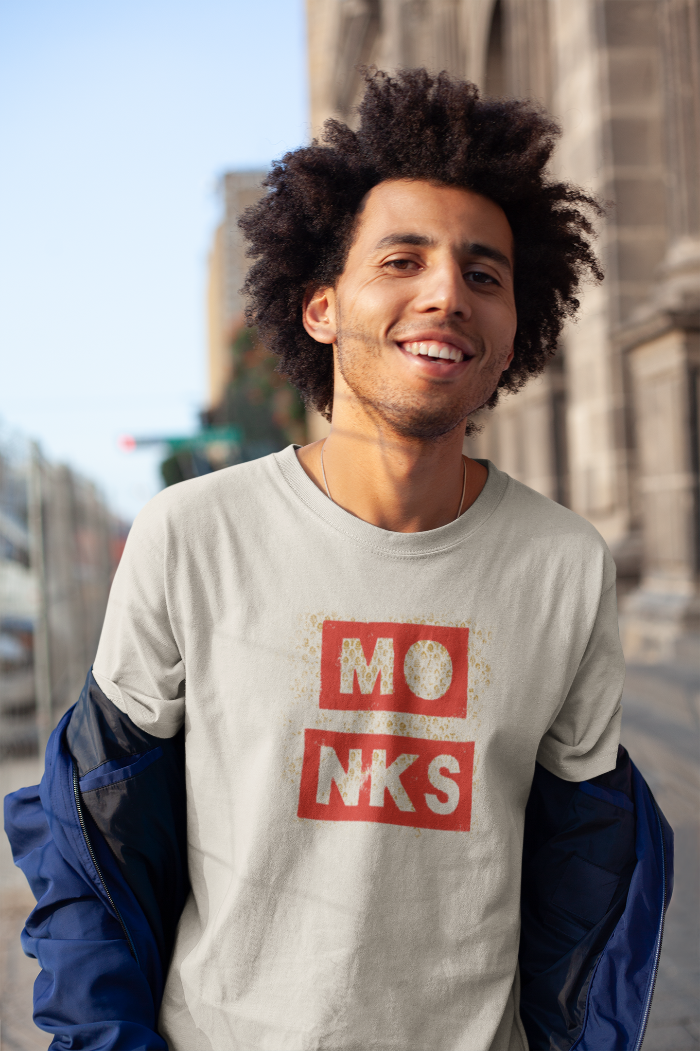 Monks T-Shirt - Front Logo Unisex Fit